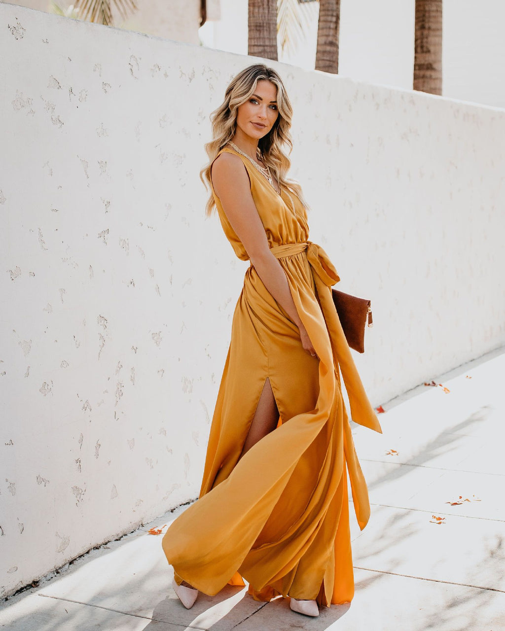 Maria - Vestido escote V ligero