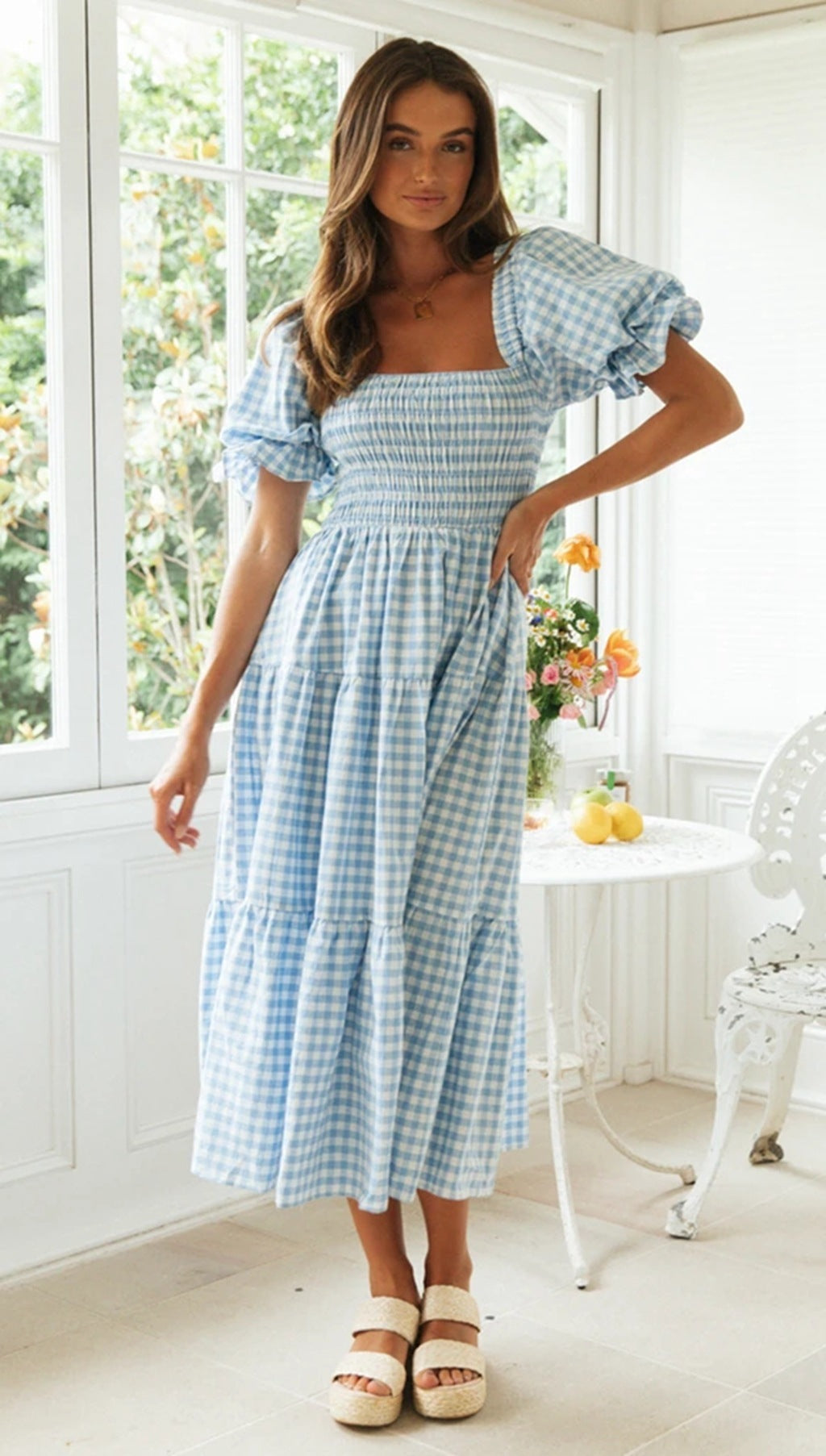 Wendy - Vestido vintage a cuadros