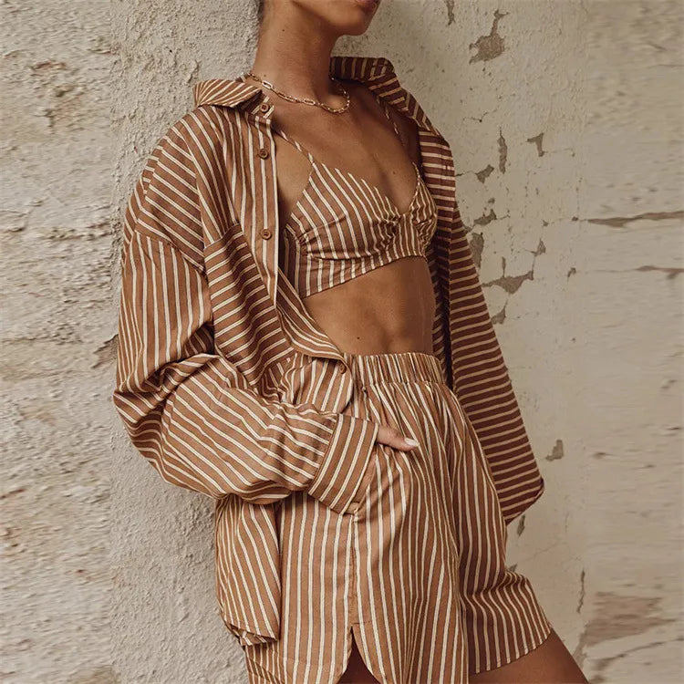 Sara - Conjunto casual de tres piezas