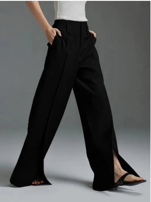 Valentina - Pantalones acampanados horizonte