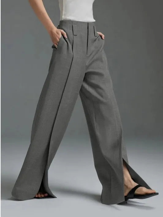 Valentina - Pantalones acampanados horizonte