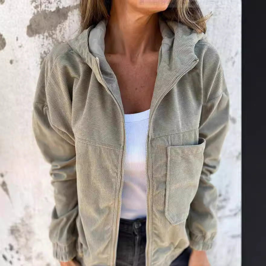 Ingrid - Chaqueta de pana esencial