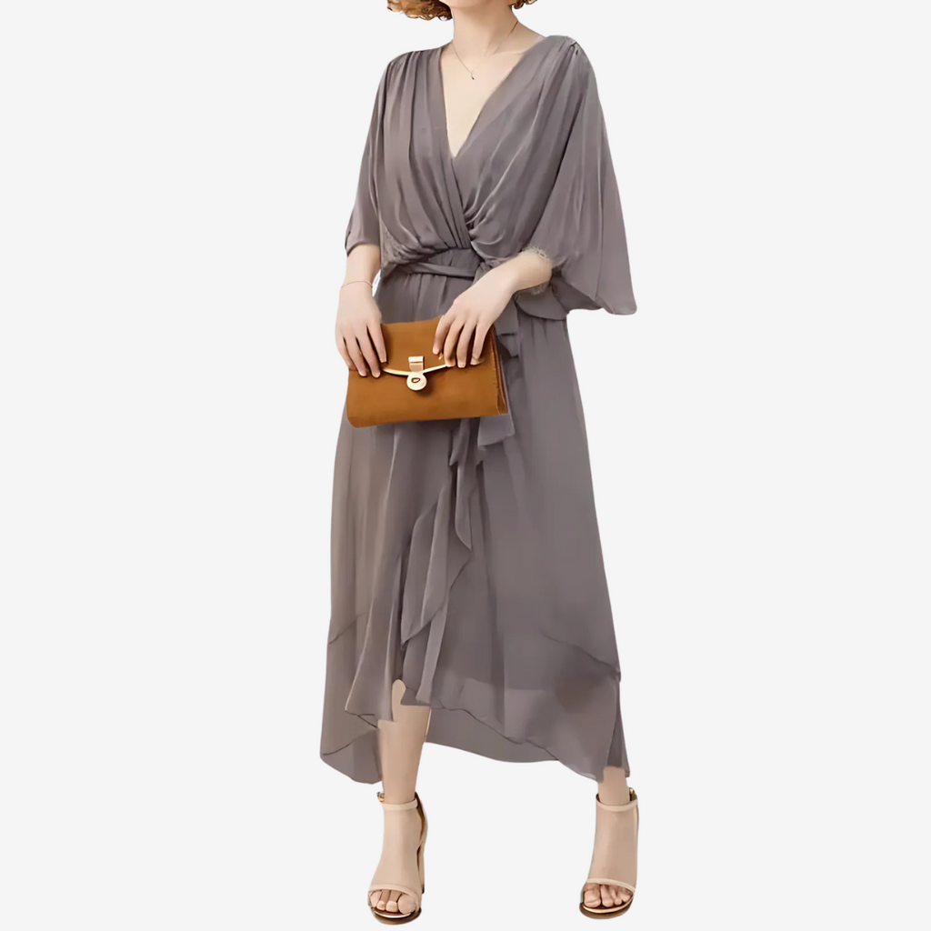 Carol - Vestido elegante con mangas murciélago