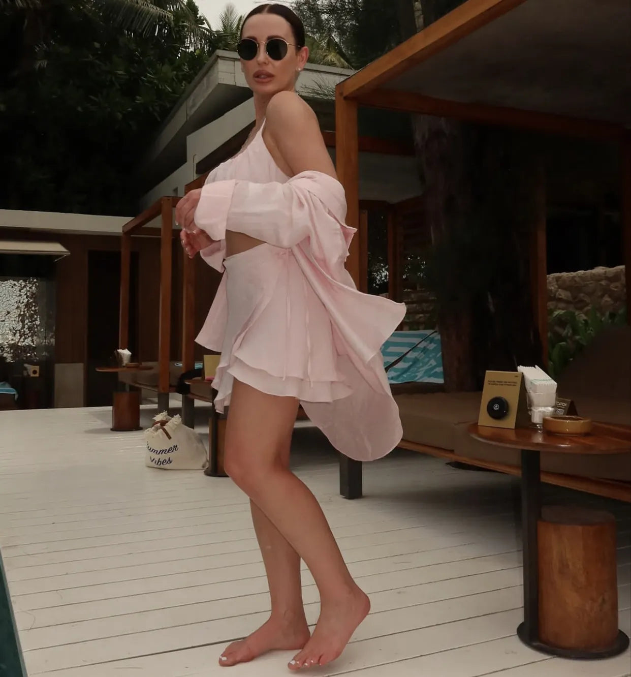 Victoria - Conjunto de playa ligero con protección