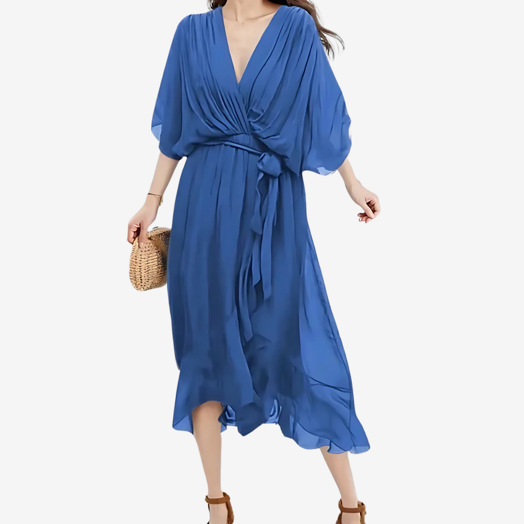 Carol - Vestido elegante con mangas murciélago