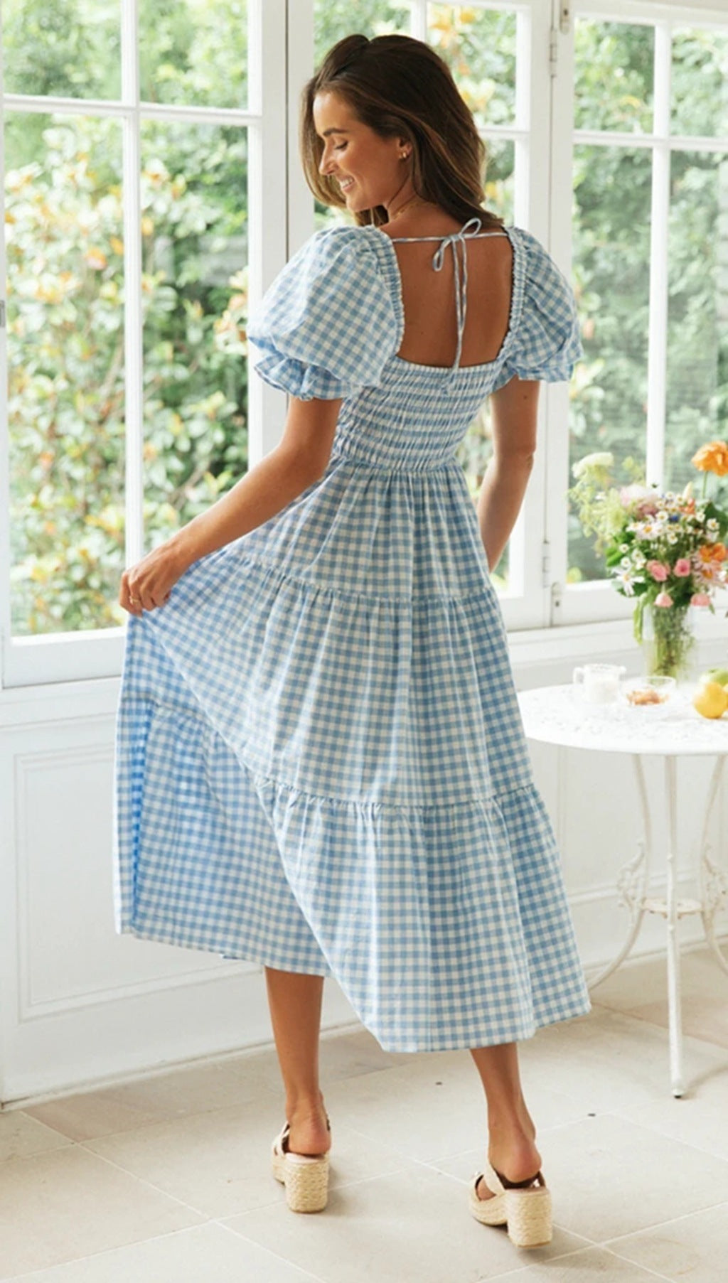 Wendy - Vestido vintage a cuadros
