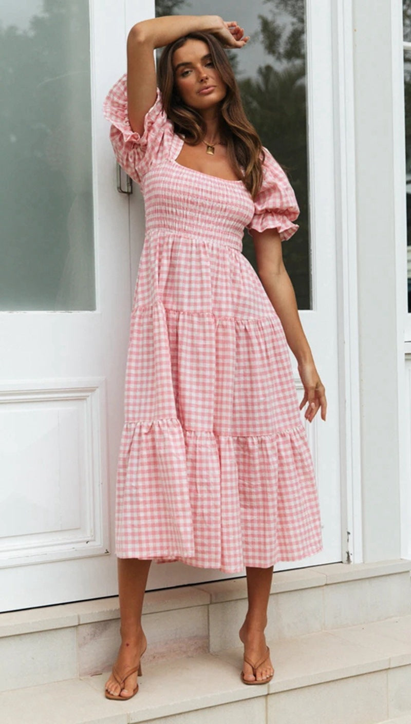 Wendy - Vestido vintage a cuadros