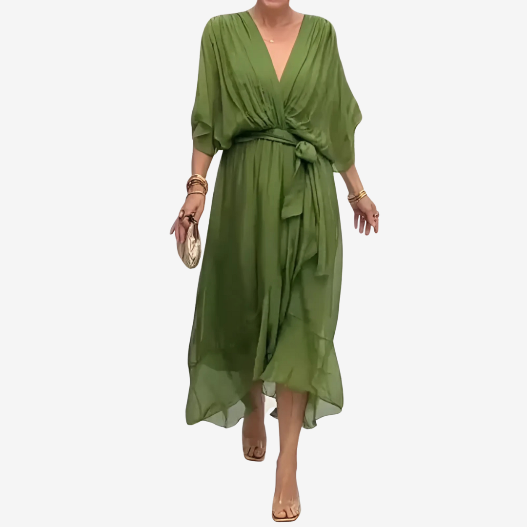 Carol - Vestido elegante con mangas murciélago