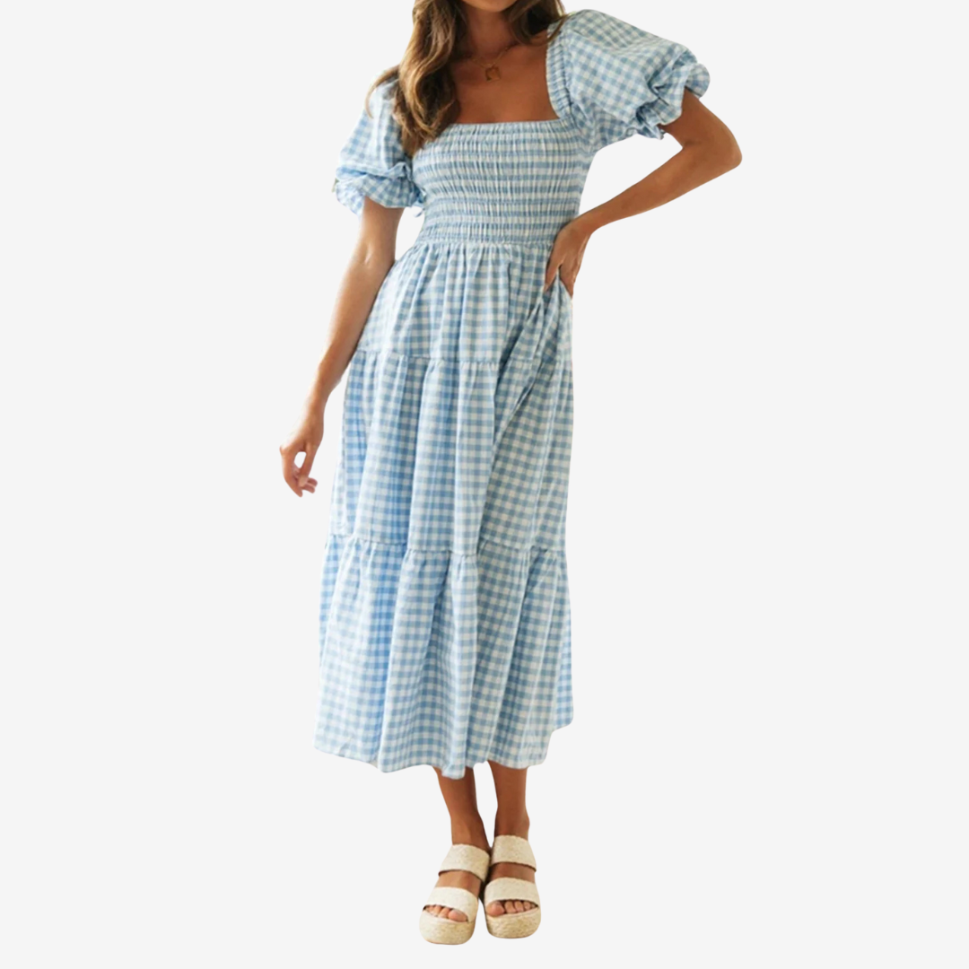 Wendy - Vestido vintage a cuadros