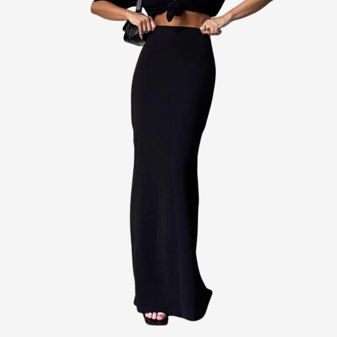 Fernanda - Falda elegante negra