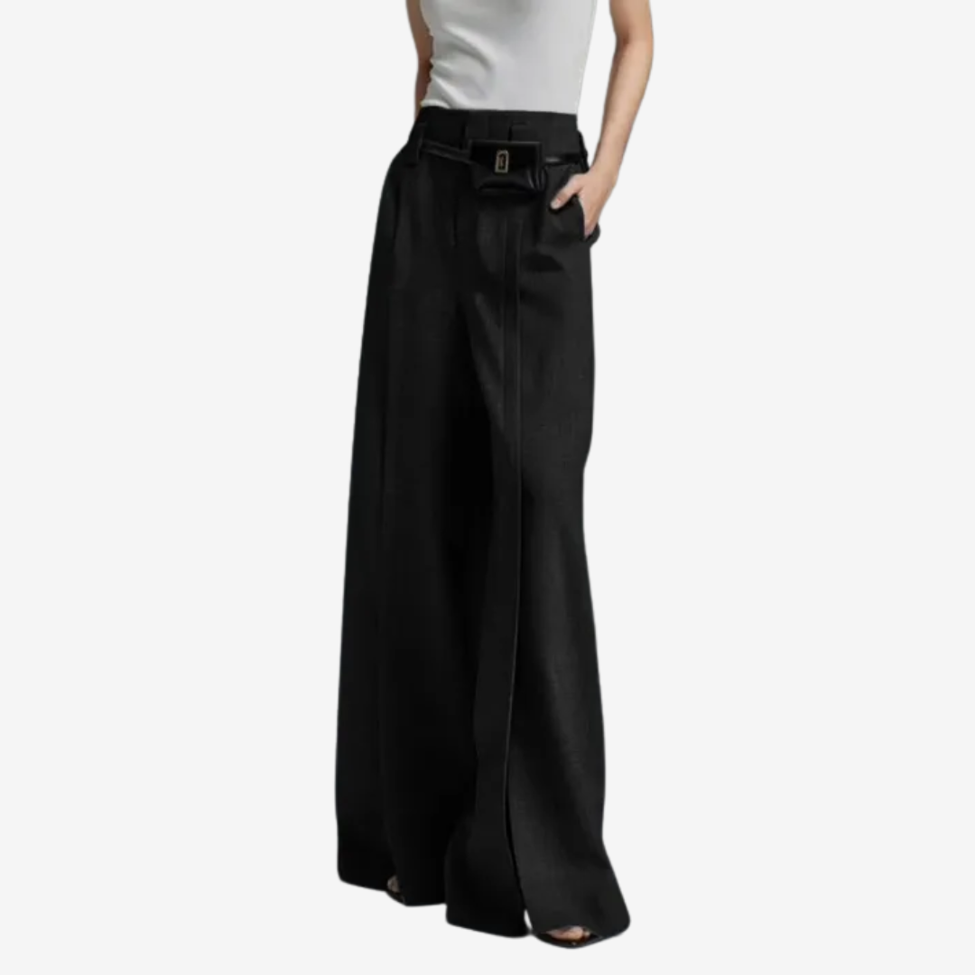 Valentina - Pantalones acampanados horizonte