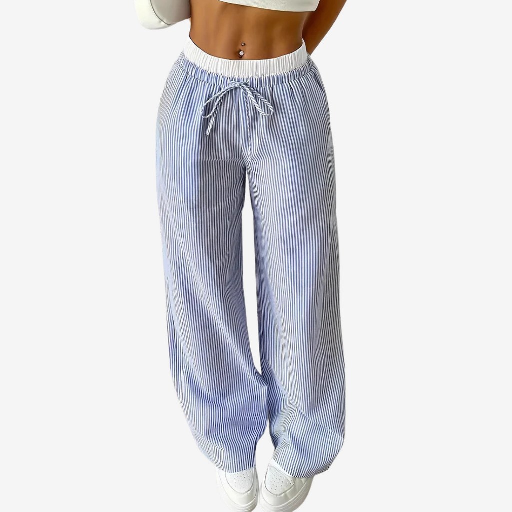 Carmen - Pantalones oceano