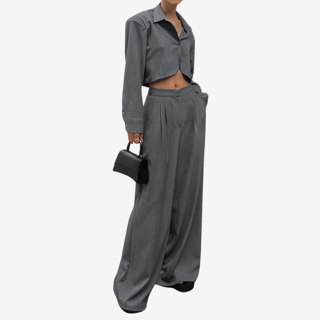 Gabriela - Conjunto Elegancia Gris