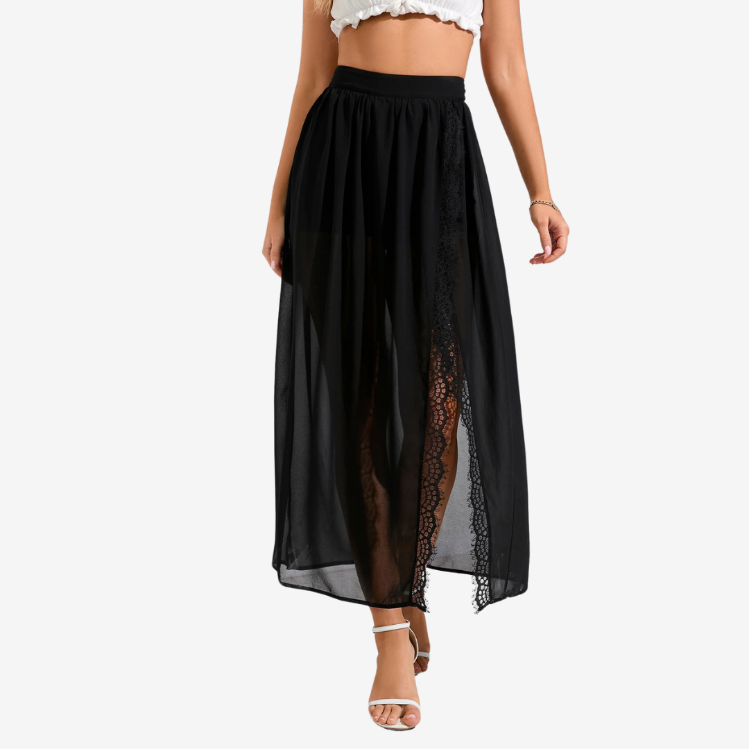 Candela - Falda pantalón de malla de verano