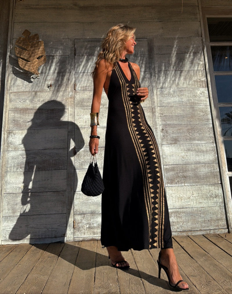 Carmen - Vestido sling espalda descubierta