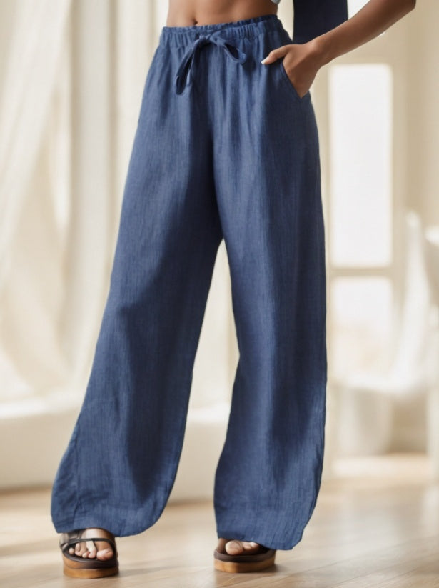 Úrsula - Pantalones de textura libre