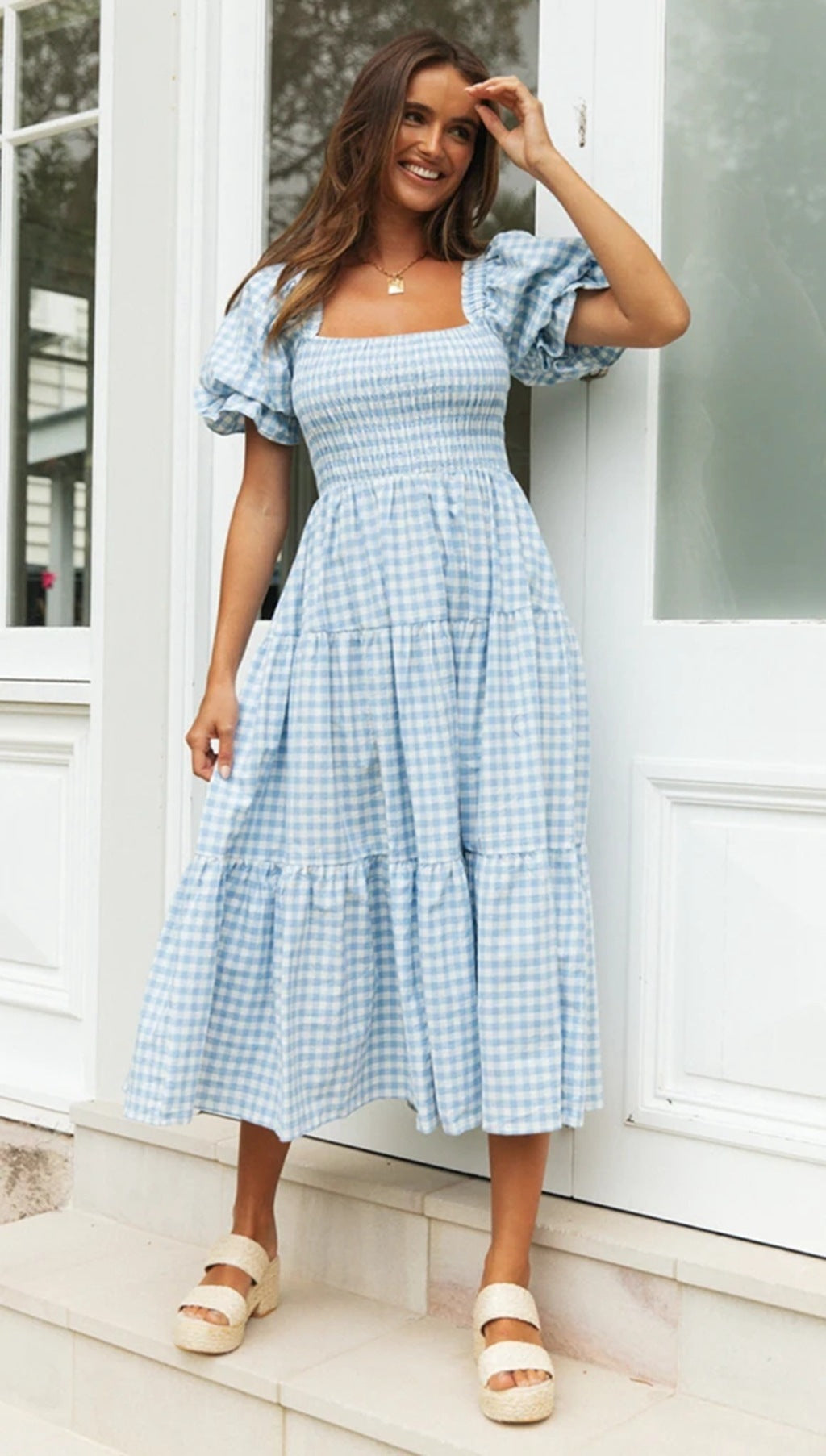 Wendy - Vestido vintage a cuadros